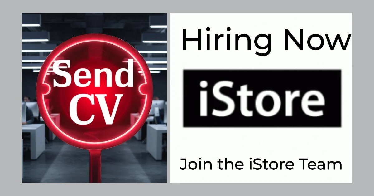 Job seekers are instructed to send their CV to IStore
